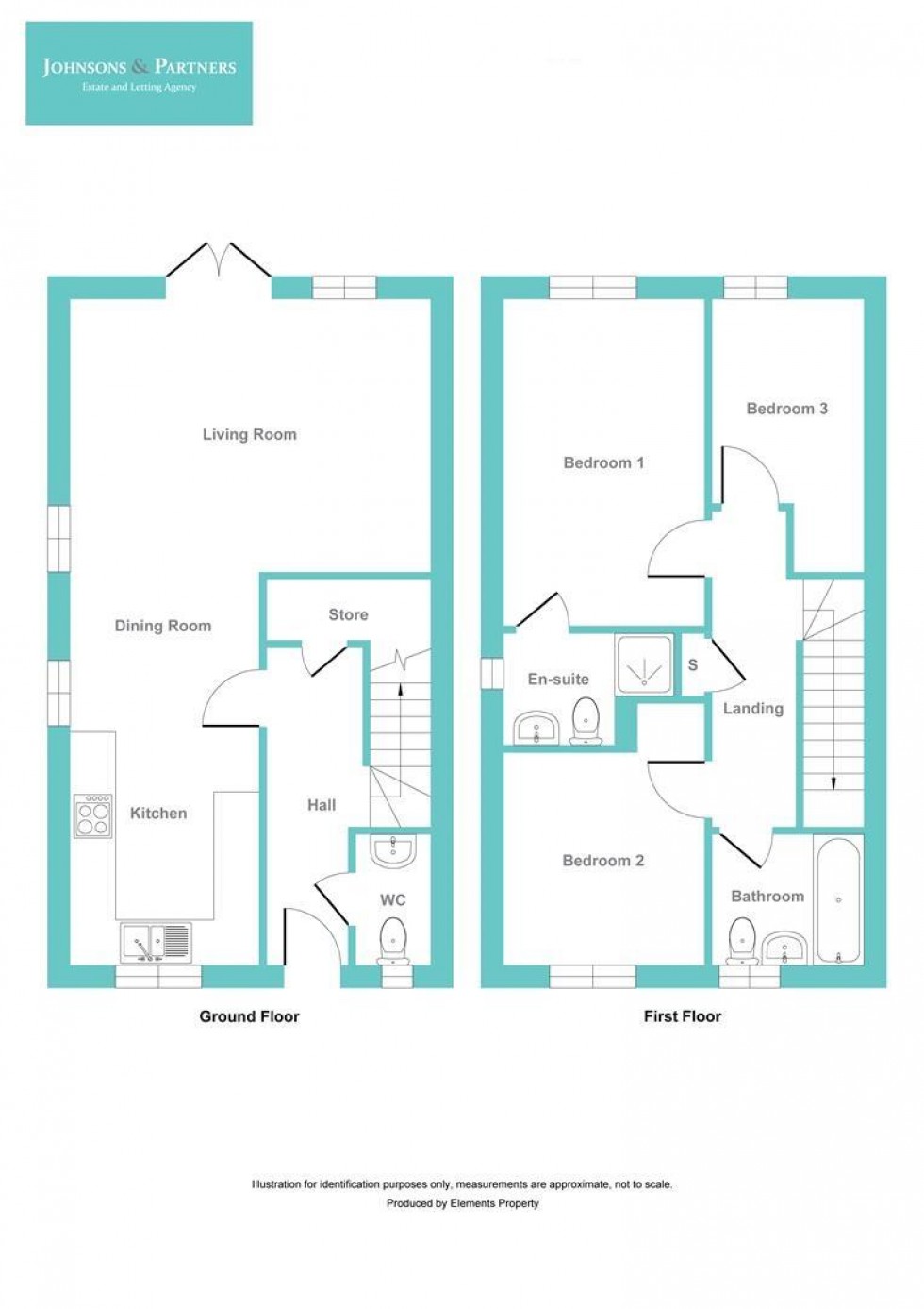 Floorplan for Orchard Close, Burton Joyce NG14