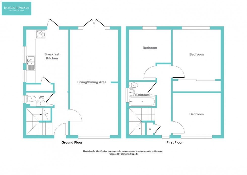 Floorplan for Cromwell Crescent, Lambley, Nottingham