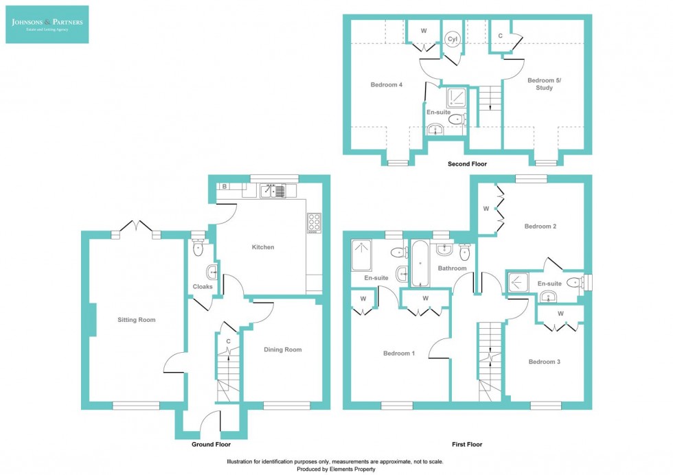 Floorplan for Flatts Lane, Calverton, Nottingham