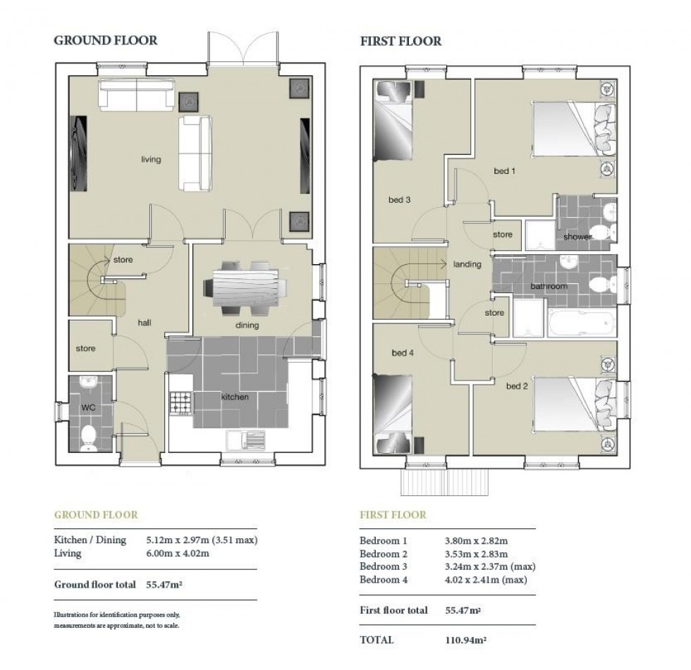 Floorplan for Orchard Close, Burton Joyce