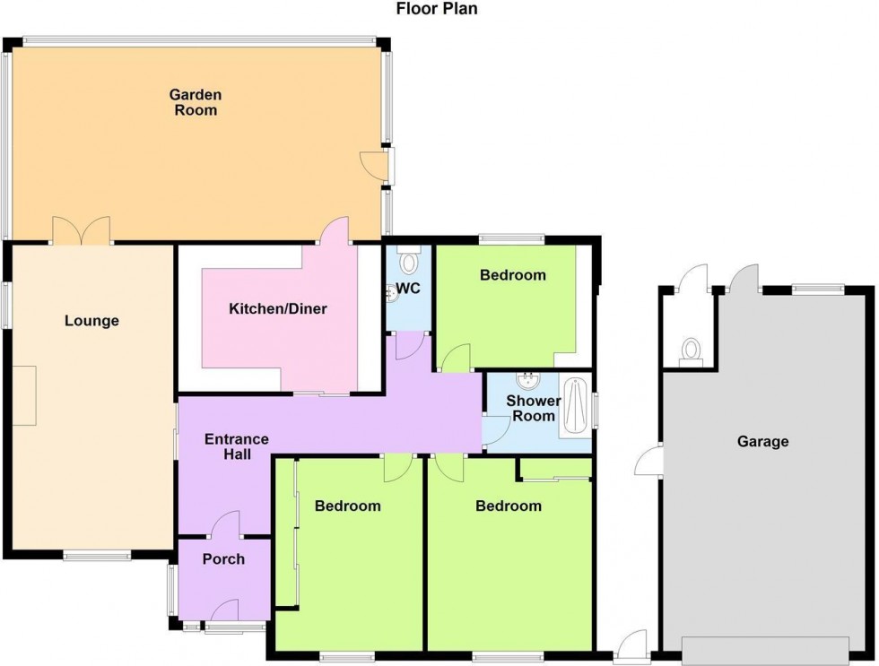 Floorplan for Station Road, Fiskerton