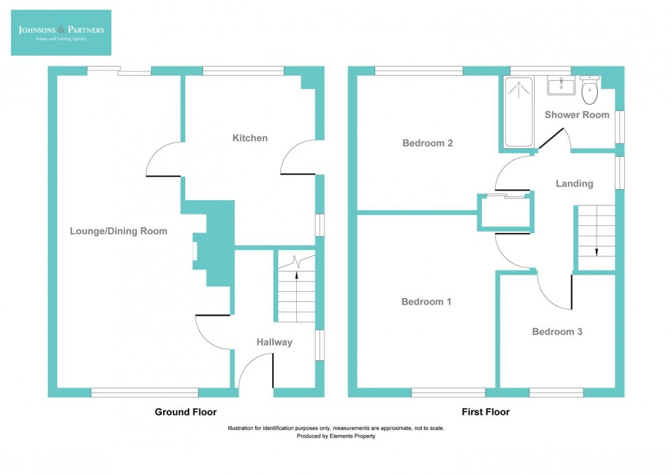 Floorplan for Harlow Grove, Gedling, Nottingham