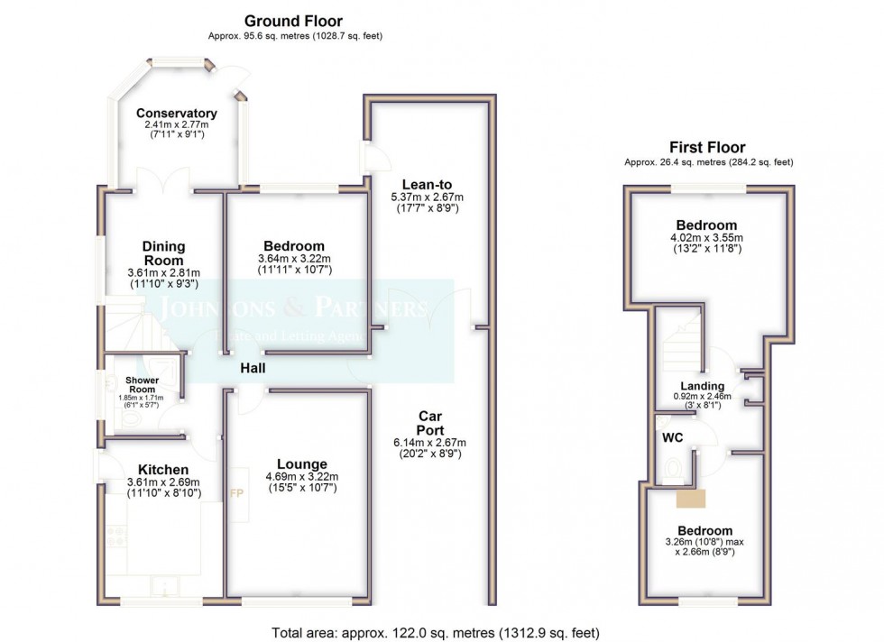 Floorplan for Greenwood Road, Nottingham