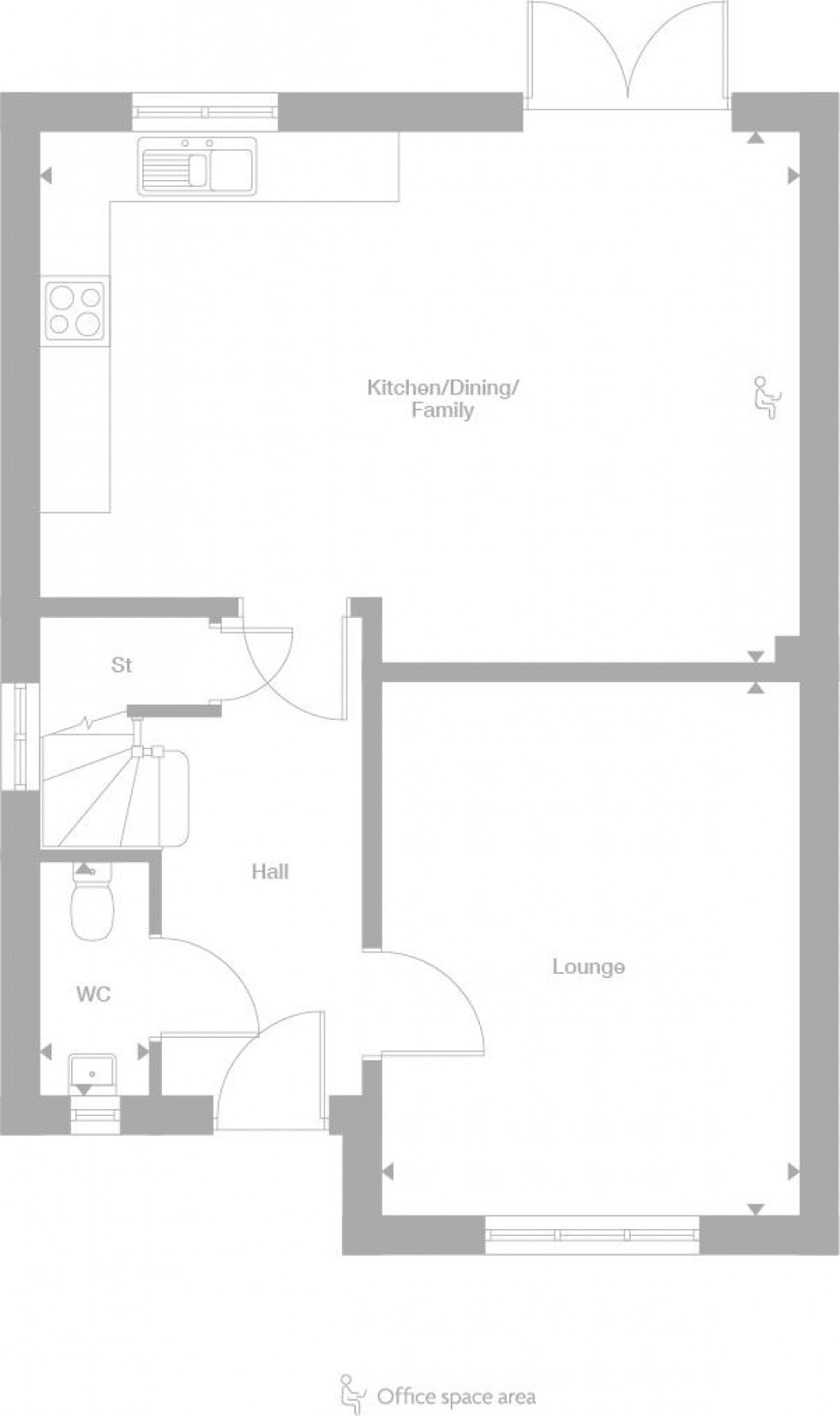 Floorplan for The Riverwood, Bonington Grange, Gedling, Nottingham