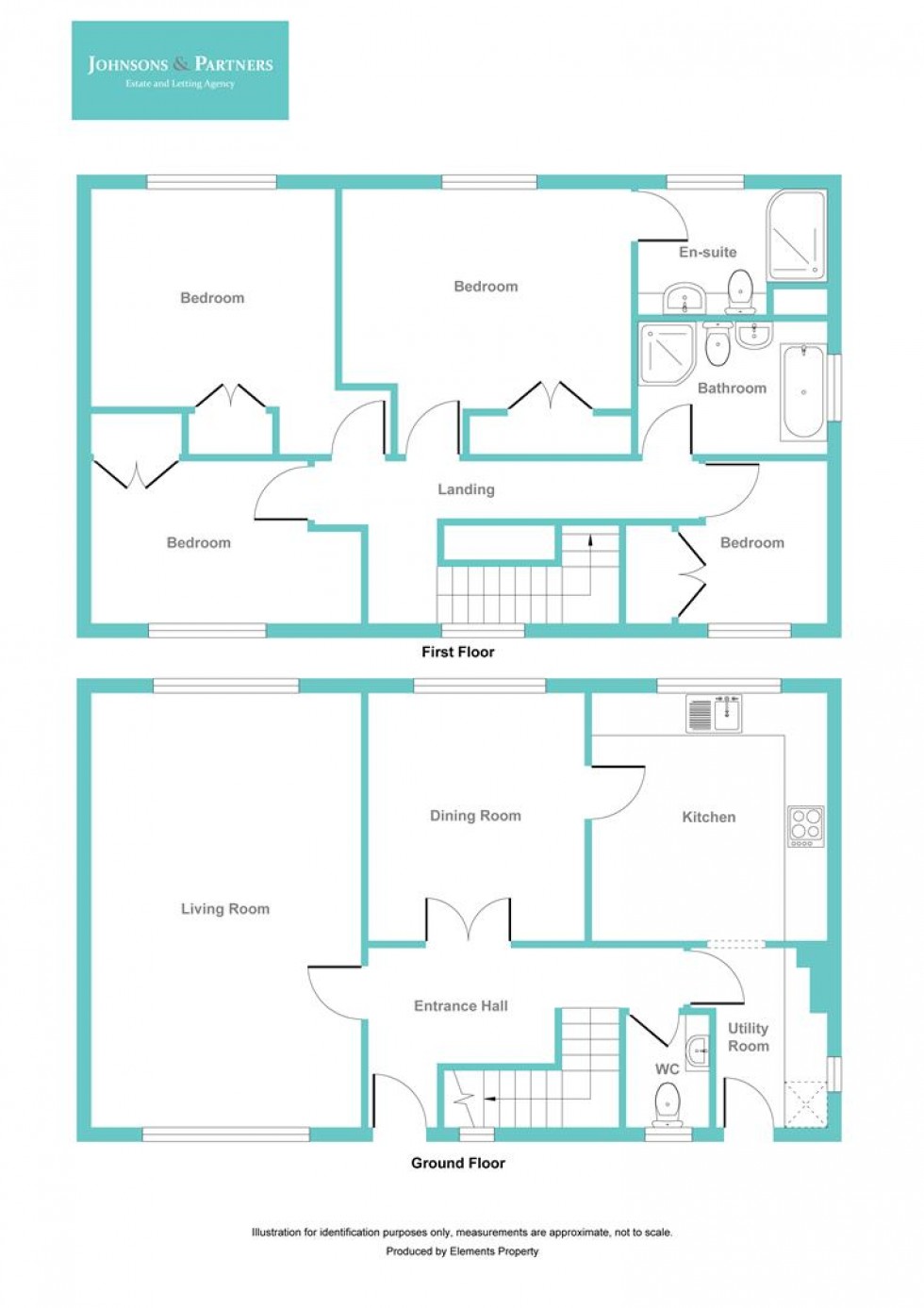 Floorplan for Beaumaris Drive, Gedling