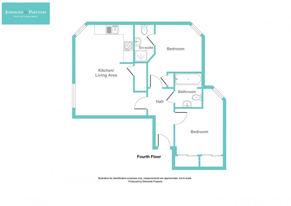 Floorplan for Ristes Place, Nottingham