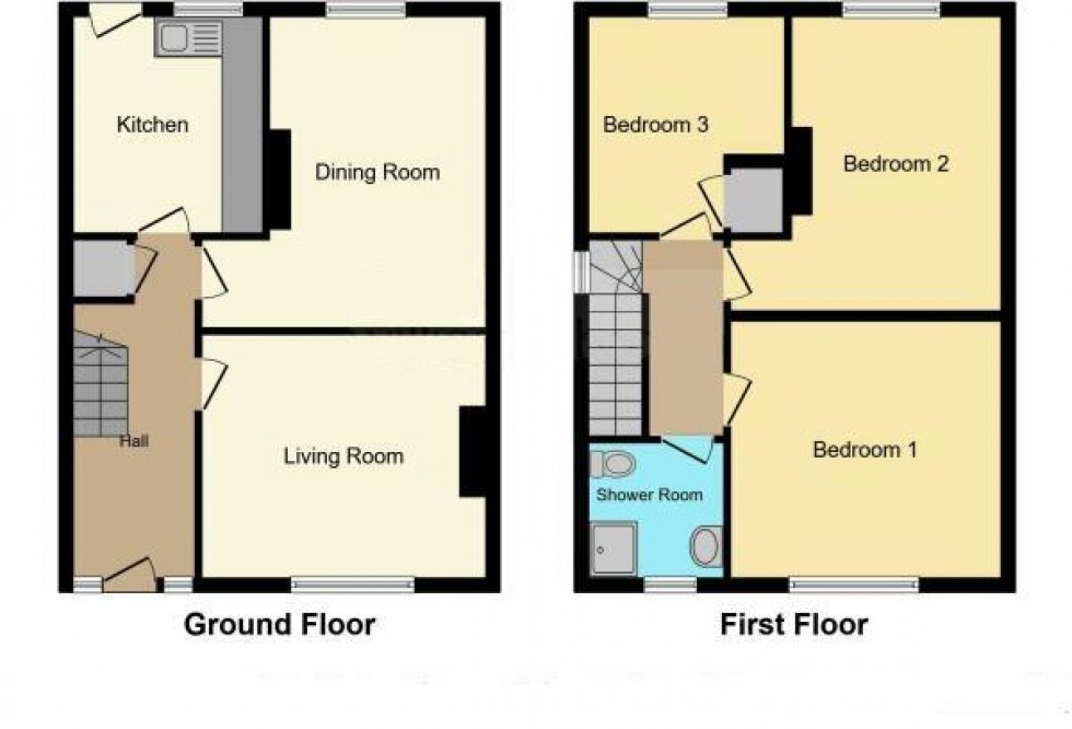 Floorplan for Hodgkinson Street, Netherfield, Nottingham