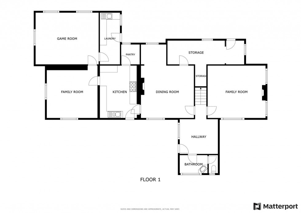 Floorplan for Red Lane, Lowdham, Nottingham