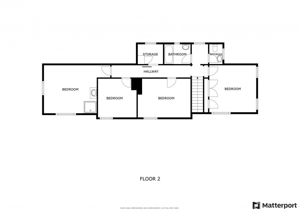 Floorplan for Red Lane, Lowdham, Nottingham