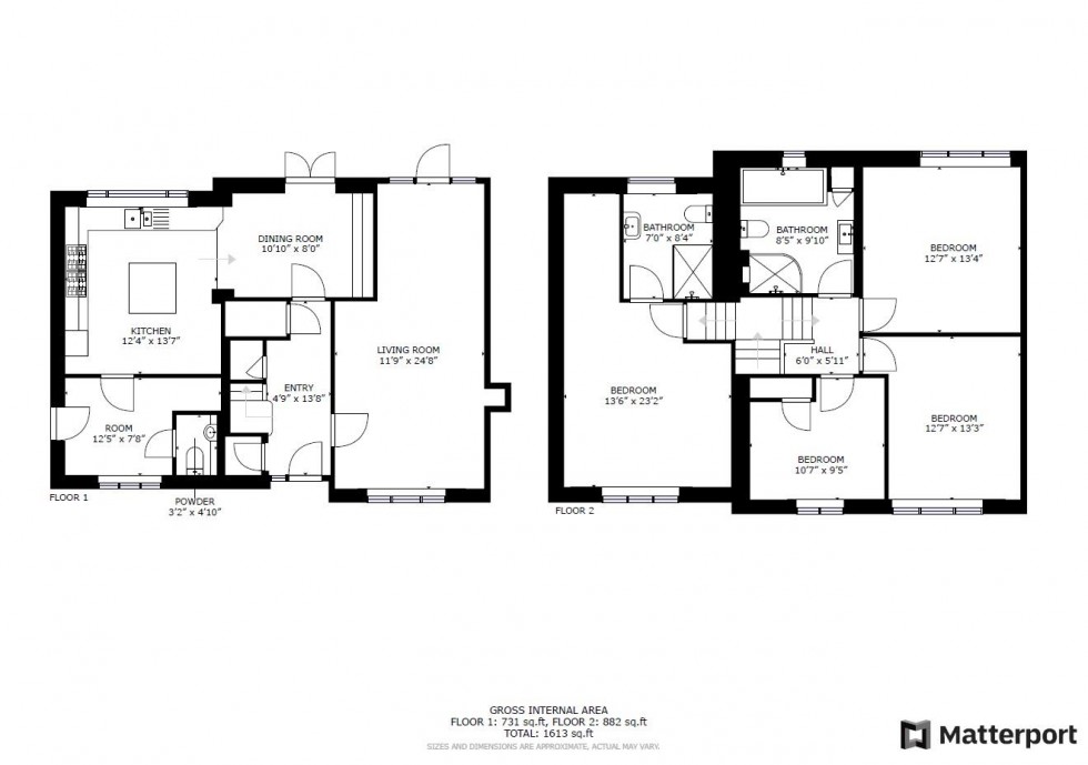 Floorplan for Nottingham Road, Burton Joyce, Nottingham