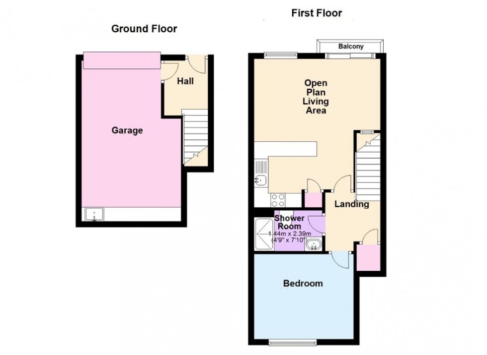 Floorplan for Douglas Avenue, Carlton, Nottingham