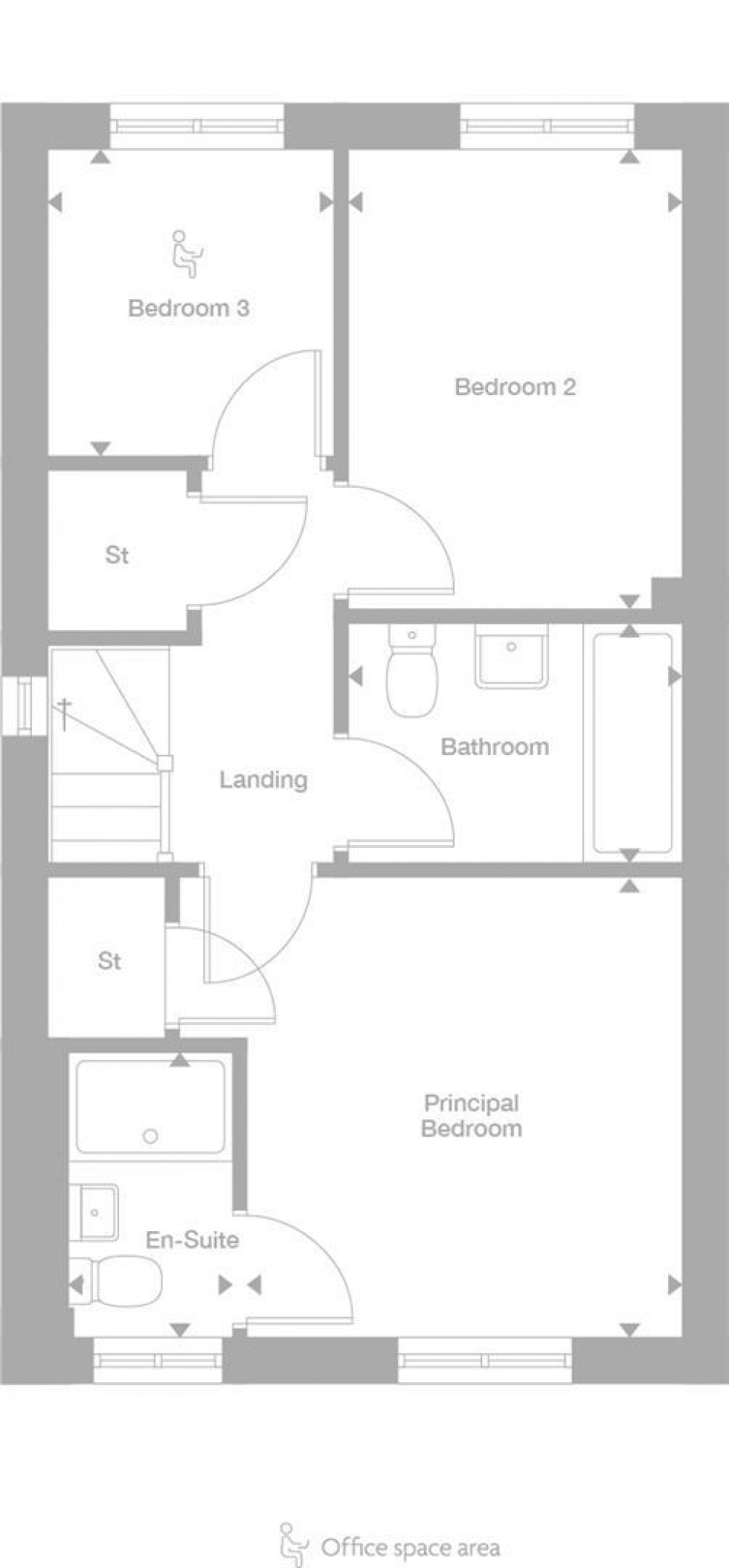 Floorplan for Rawnsley Drive, Gedling