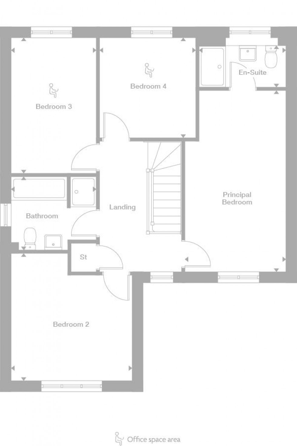 Floorplan for Bonington Grange, Gedling