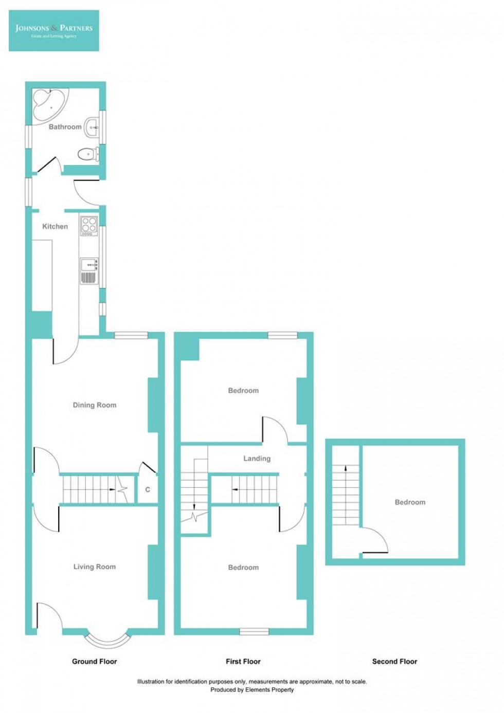 Floorplan for Priory Road, Gedling, Nottingham