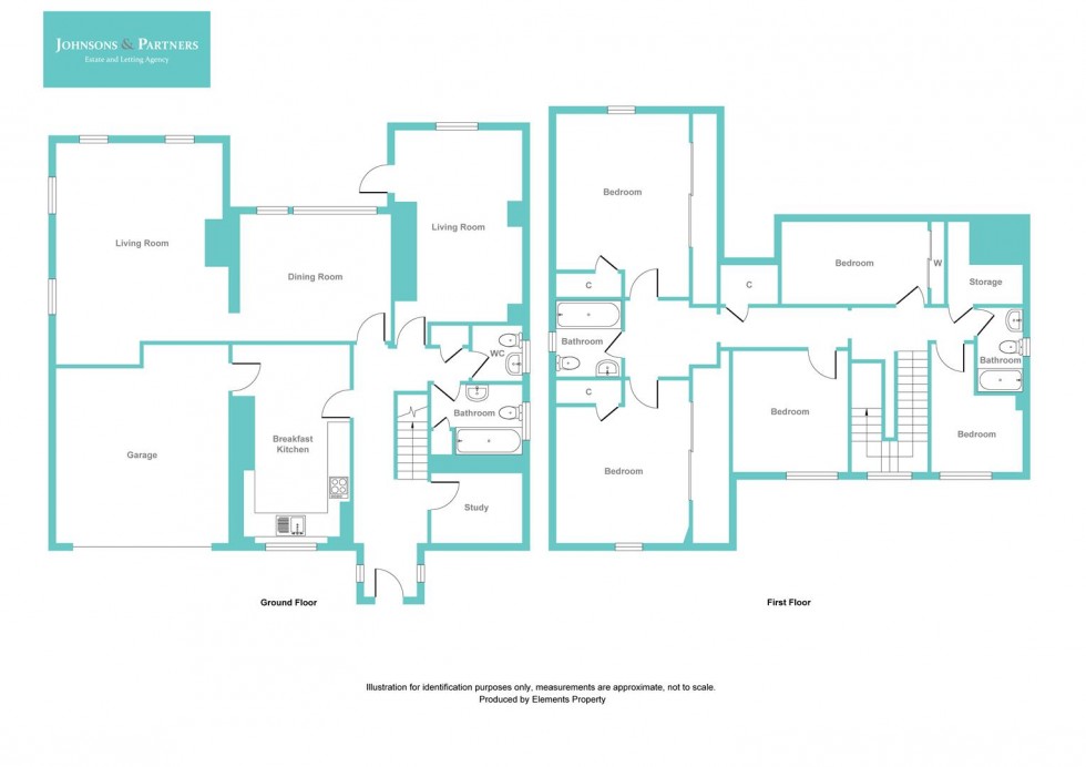 Floorplan for Old Manor Close, Woodborough, Nottingham