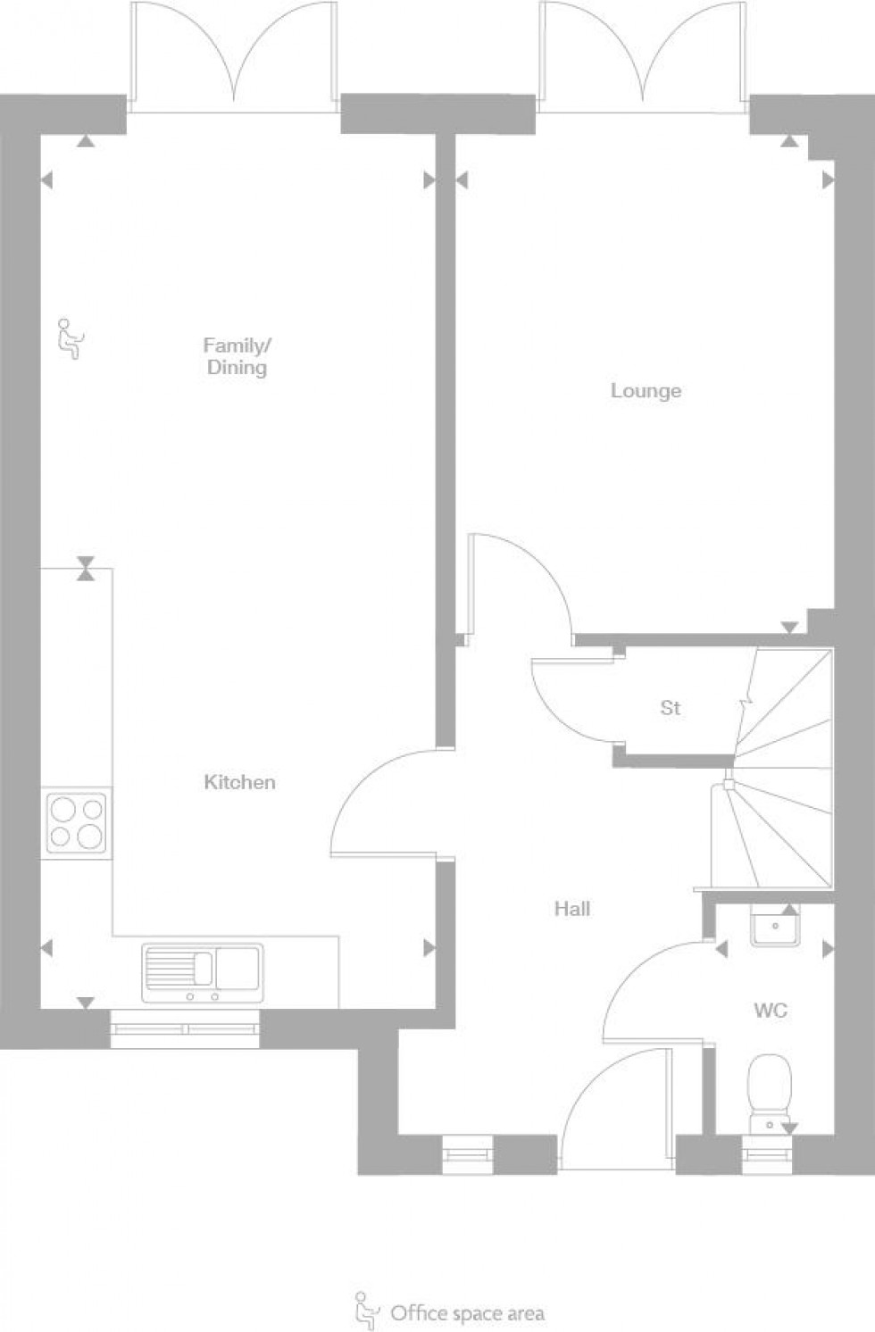 Floorplan for Bonnington Grange, Gedling, Nottingham