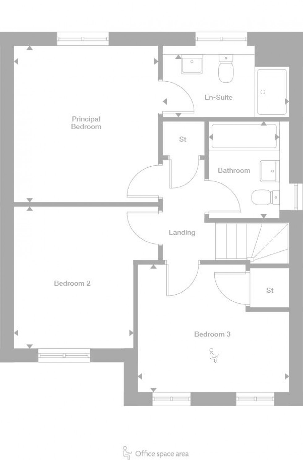 Floorplan for Bonnington Grange, Gedling, Nottingham