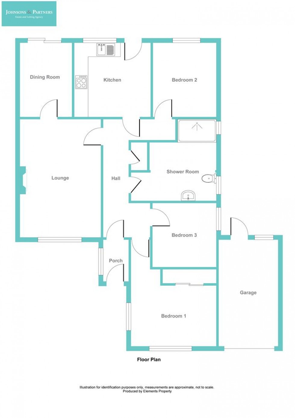 Floorplan for Nottingham Road, Burton Joyce, Nottingham