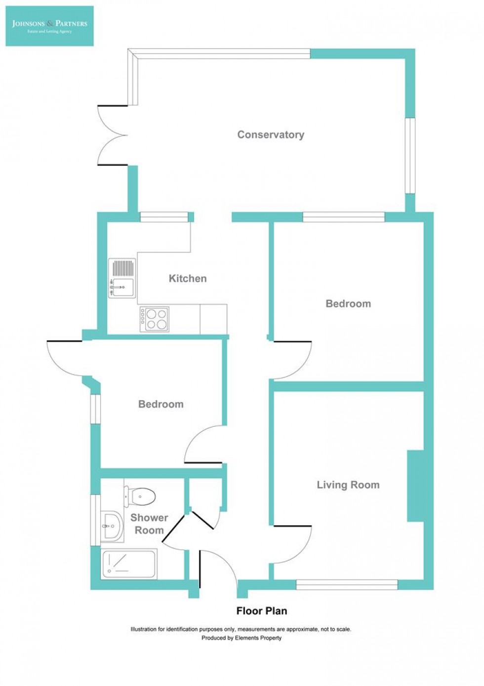 Floorplan for Lorimer Avenue, Gedling, Nottingham