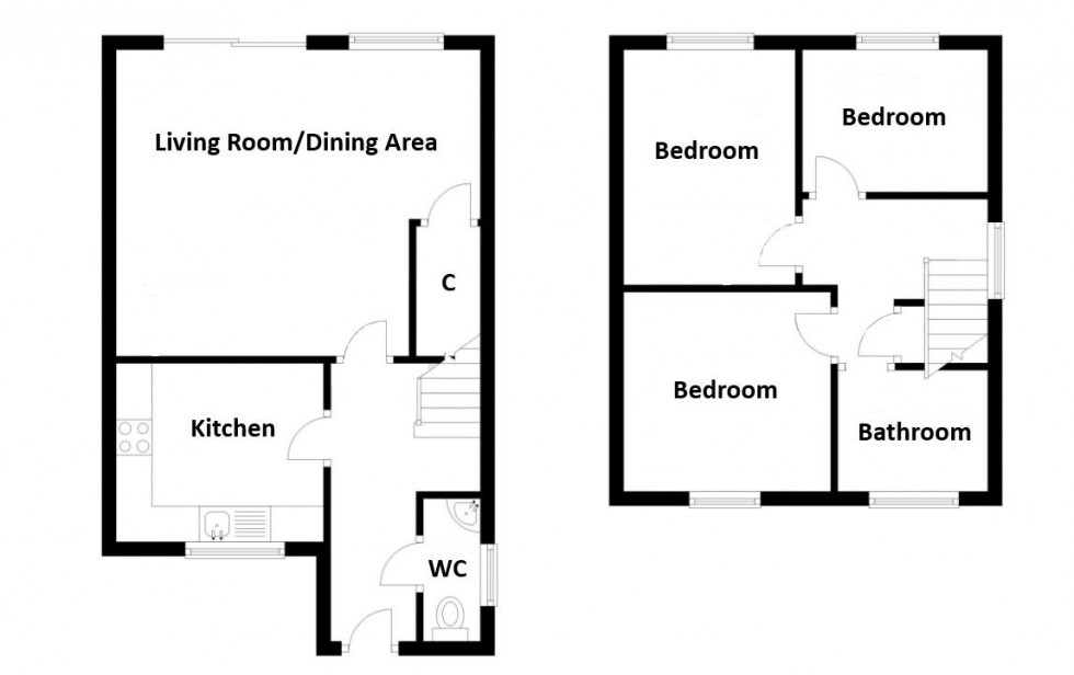 Floorplan for Hotspur Drive, Colwick