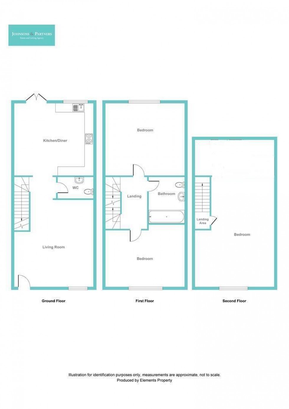 Floorplan for Kingfisher Road, Burton Joyce, Nottingham