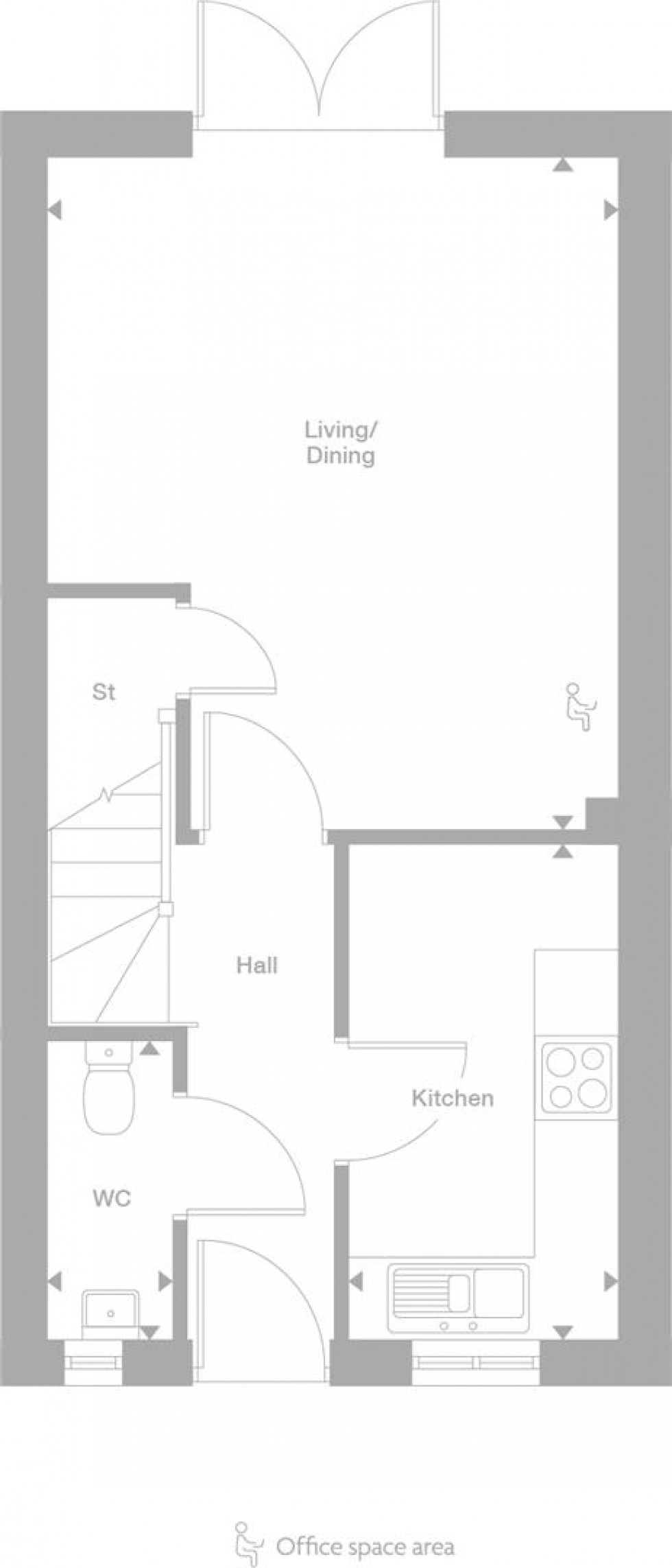 Floorplan for The Belmont - Bonington Grange, Gedling