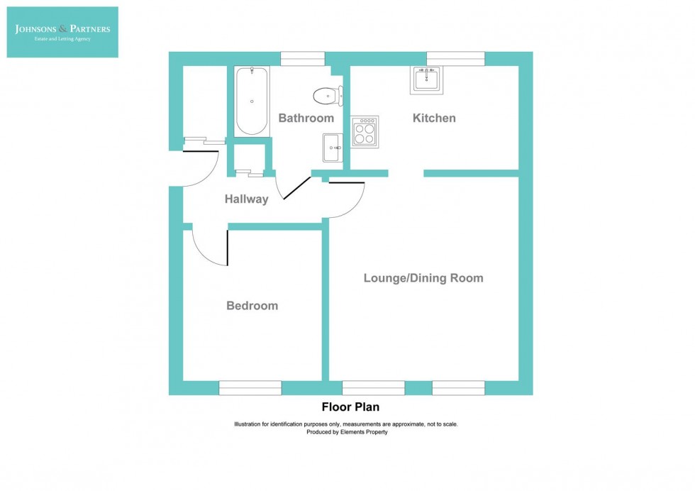 Floorplan for Bourne Mews, Netherfield, Nottingham