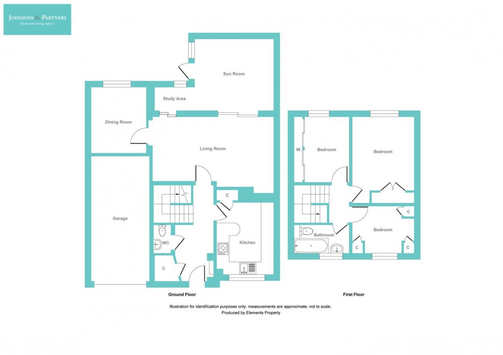 Floorplan for Copse Close, Burton Joyce, Nottingham