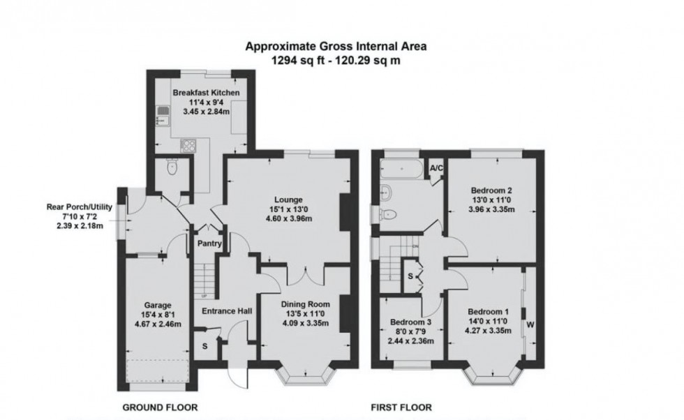 Floorplan for Blakeney Road, Radcliffe-On-Trent