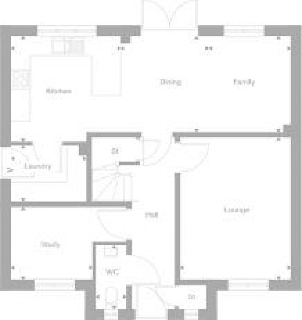 Floorplan for Bonington Grange, Gedling