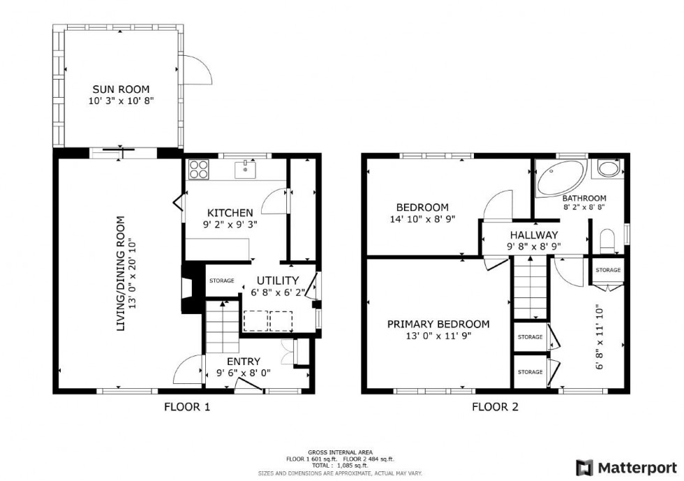 Floorplan for Stanhope Crescent, Stoke Bardolph, Burton Joyce, Nottingham