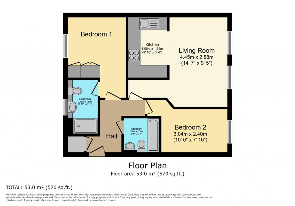 Floorplan for Shaw Gardens, Gedling, Nottingham