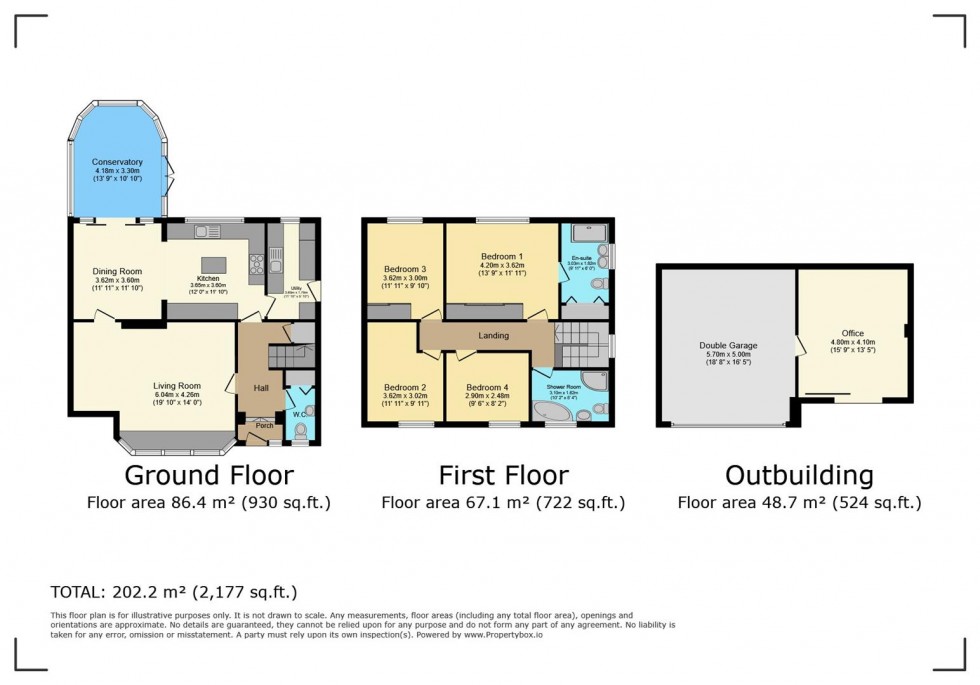 Floorplan for Wellington Road, Burton Joyce, Nottingham