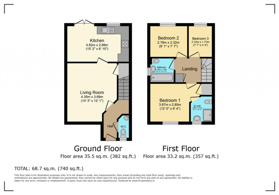 Floorplan for Kingfisher Road, Burton Joyce, Nottingham