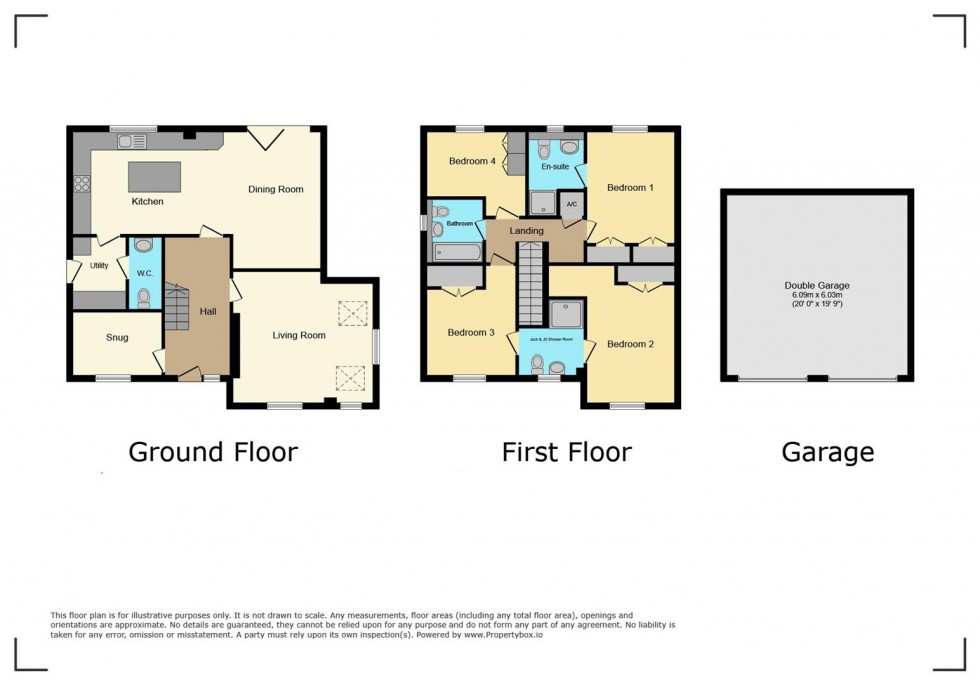 Floorplan for Mill Field Close, Burton Joyce